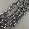 Ematite Naturale Perline Forma Stella Piatto Liscio Foro Passante 08mm