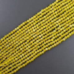 Giada Limone Perline Forma Tondo Sfaccettato 03mm