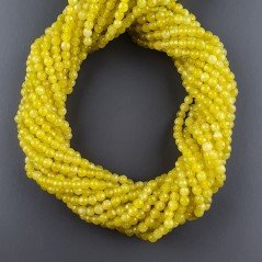 Giada Limone Perline Forma Tondo Sfaccettato 03mm
