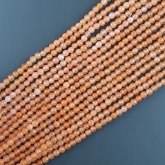 Giada Pesca Perline Forma Tondo Sfaccettato 03mm