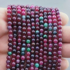 Giada Zoisite Perline Forma Tondo Liscio 04mm