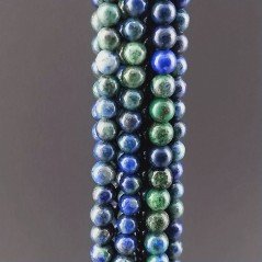 Azzurrite Perline Forma Tondo Liscio 04mm