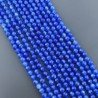 Giada Blu Perline Forma Tondo Sfaccettato 04mm