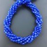 Giada Blu Perline Forma Tondo Sfaccettato 04mm