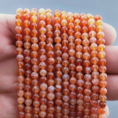 Agata Di Fuoco Arancio Perline Forma Tondo Liscio 04mm Agata Di Fuoco Arancio Perline Forma Tondo Liscio 04mm