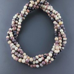 Diaspro Picasso Perline Forma Tondo Liscio 04mm