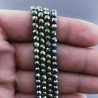 Ematite Verde Metallizato Perline Forma Tondo Sfaccettato 04mm