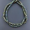 Ematite Verde Metallizato Perline Forma Tondo Sfaccettato 04mm