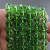 Cristallo Verde Chiaro Perline Forma Tondo Sfaccettato 11mm