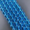 Cristallo Topazio Azzurro Perline Forma Tondo Sfaccettato 11mm