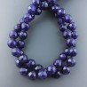 Agata Viola Perline Forma Tondo Sfaccettato 10mm