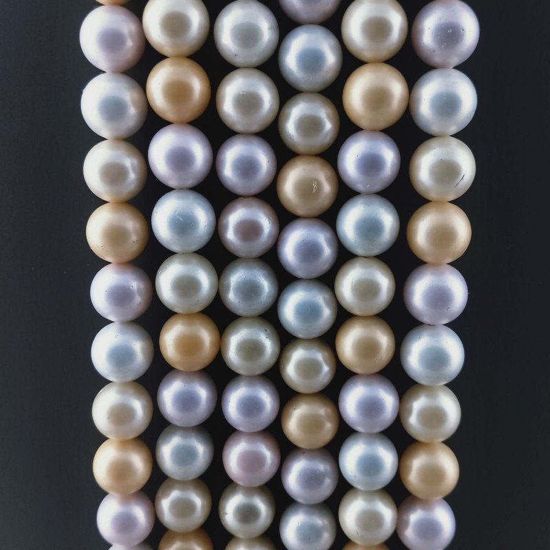Perle Di Maiorca Multicolore Perline Forma Tondo Liscio 10mm