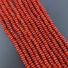 Corallo Bambù Rosso in Perline Forma Rondelle Liscio ForoPassante 05X2,50mm