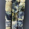 Turchese Giallo Naturale in Perline Forma Rettangolare Piatto Liscio Foro Passante 20x3mm