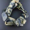 Turchese Giallo Naturale in Perline Forma Rettangolare Piatto Liscio Foro Passante 20x3mm