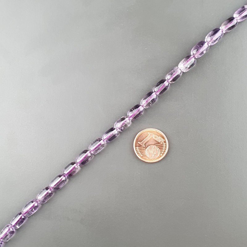 Ametista Perline Forma Barilotto Liscio05x08mm