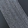 Ematite Argento Perline Forma Tondo Sfaccettato 03mm