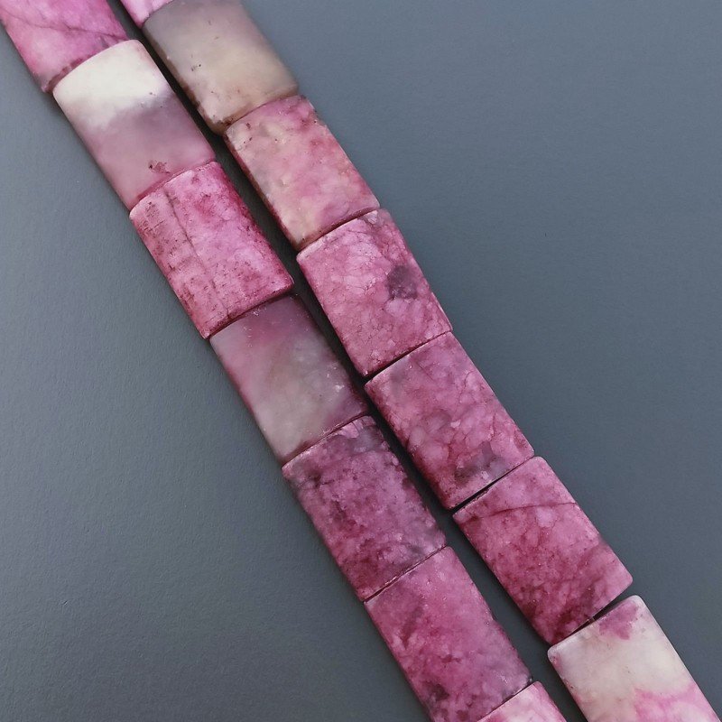 Sugilite Rinforzato in Perline Forma Rettangolare Piatto Liscio Foro Passante 10X14mm