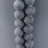 Pietra Lavica Perline Forma Tondo Liscio 18mm