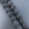 Pietra Lavica Perline Forma Tondo Liscio 18mm