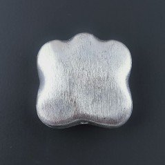 Distanziatore In Ottone Forma Fantasia Satinato 28X28mm-Argentato 1pz