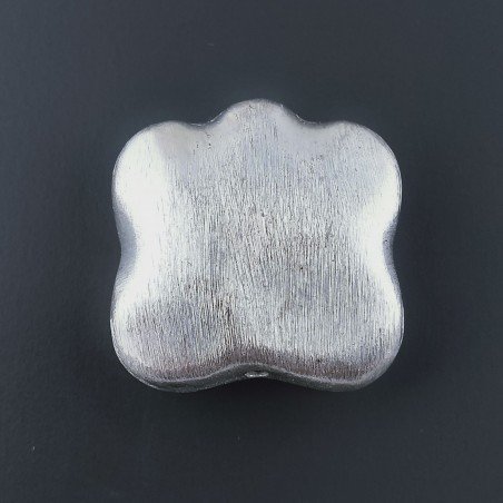 Distanziatore In Ottone Forma Fantasia Satinato 28X28mm-Argentato 1pz