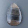 Fluorite Naturale Forma Goccia Piatto Cabochon Liscio Fatto a Mano 45X29mm18,36gm