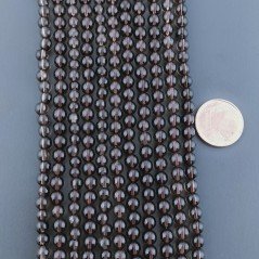 Quarzo Fumé Perline Forma Tondo Liscio 04mm