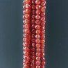 Corniola Rossa Perline Forma Tondo Sfaccettato 04mm