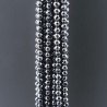 Ematite Naturale Perline Forma Tondo Sfaccettato 03mm