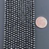 Ematite Naturale Perline Forma Tondo Sfaccettato 03mm