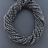 Ematite Naturale Perline Forma Tondo Sfaccettato 03mm