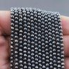 Ematite Naturale Perline Forma Tondo Sfaccettato 03mm