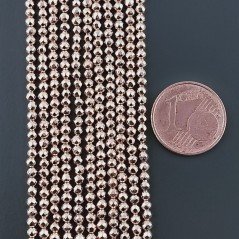 Ematite Rosato Perline Forma Tondo Sfaccettato 02mm