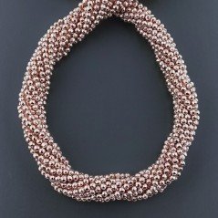 Ematite Rosato Perline Forma Tondo Sfaccettato 02mm