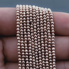 Ematite Rosato Perline Forma Tondo Sfaccettato 02mm