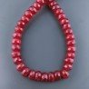 Giada Rubino in Perline Forma Rondelle Sfaccettato Foro Passante 12mm