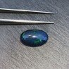 Opale Nero Welo Forma Ovale Cabochon Liscio A Mano 14X9X4mm 2,90 Carati 1pz