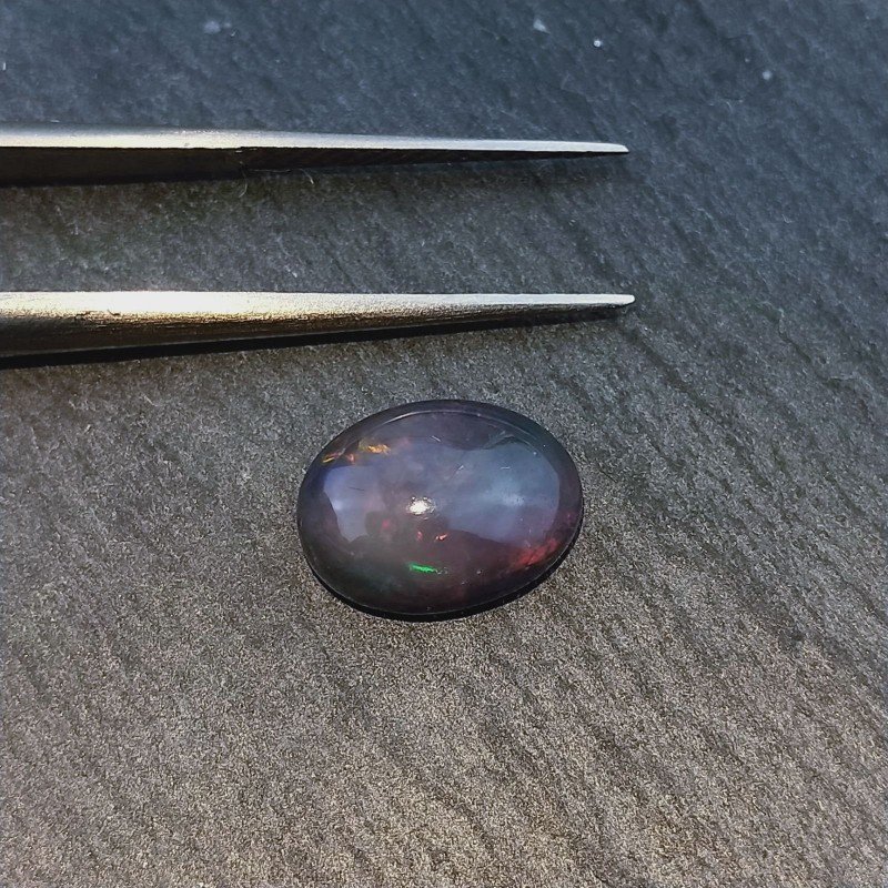 Opale Nero Welo Forma Ovale Cabochon Liscio A Mano 10X8X4mm 2,00+ Carati 1pz Opale Nero Welo Forma Ovale Cabochon Liscio A Mano 10X8X4mm 2,00+ Carati 1pz