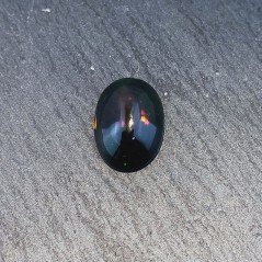 Opale Nero Welo Forma Ovale Cabochon Liscio A Mano 11X8X4mm 2,00 Carati 1pz