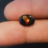 Opale Nero Welo Forma Ovale Cabochon Liscio A Mano 11X8X4mm 2,00 Carati 1pz