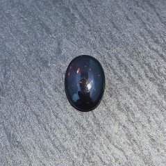 Opale Nero Welo Forma Ovale Cabochon Liscio A Mano 11X7X4mm 1,75 Carati 1pz Opale Nero Welo Forma Ovale Cabochon Liscio A Mano 11X7X4mm 1,75 Carati 1pz