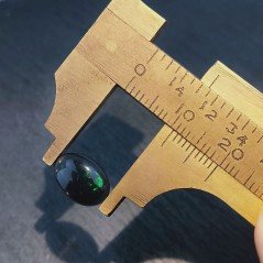 Opale Nero Welo Forma Ovale Cabochon Liscio A Mano 11X7X4mm 1,75 Carati 1pz Opale Nero Welo Forma Ovale Cabochon Liscio A Mano 11X7X4mm 1,75 Carati 1pz