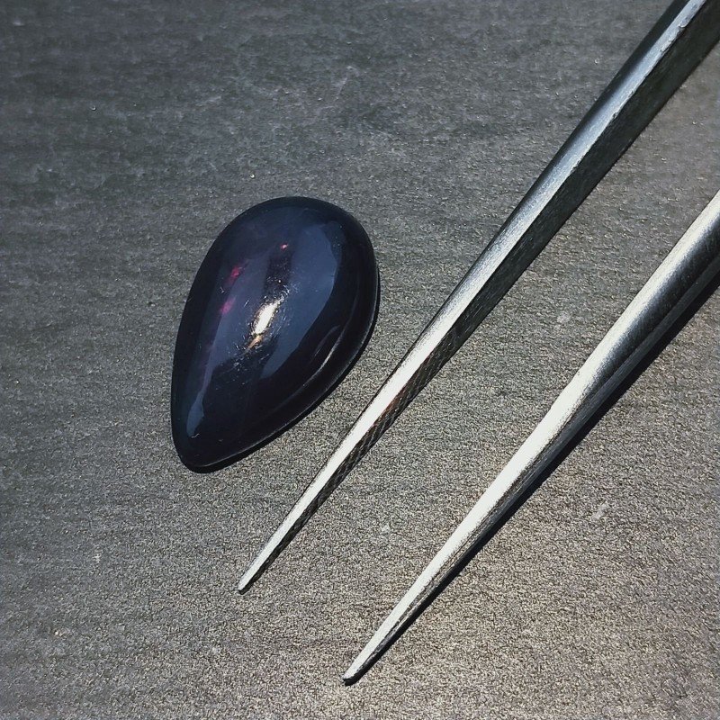 Opale Nero Welo Forma Gocce Cabochon Liscio A Mano 14X8X5mm 3,00 Carati 1pz Opale Nero Welo Forma Gocce Cabochon Liscio A Mano 14X8X5mm 3,00 Carati 1pz