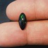 Opale Nero Welo Forma Navetta Cabochon Liscio A Mano 12X6X4mm 1,35 Carati 1pz
