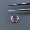 Rodolite Idrotermale Forma Tondo Sfaccetata A Mano Gemma Sciolte 8X3mm 1,40 Carati 1pz