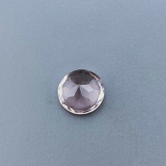 Rodolite Idrotermale Forma Tondo Sfaccetata A Mano Gemma Sciolte 8X3mm 1,40 Carati 1pz