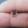 Rodolite Idrotermale Forma Tondo Sfaccetata A Mano Gemma Sciolte 8X3mm 1,40 Carati 1pz