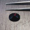 Opale Nero Forma Ovale Sfaccettato A Mano Gemma Sciolte 12X9X4-5mm 2,25 Carati 1pz
