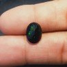 Opale Nero Forma Ovale Sfaccettato A Mano Gemma Sciolte 12X9X4-5mm 2,25 Carati 1pz